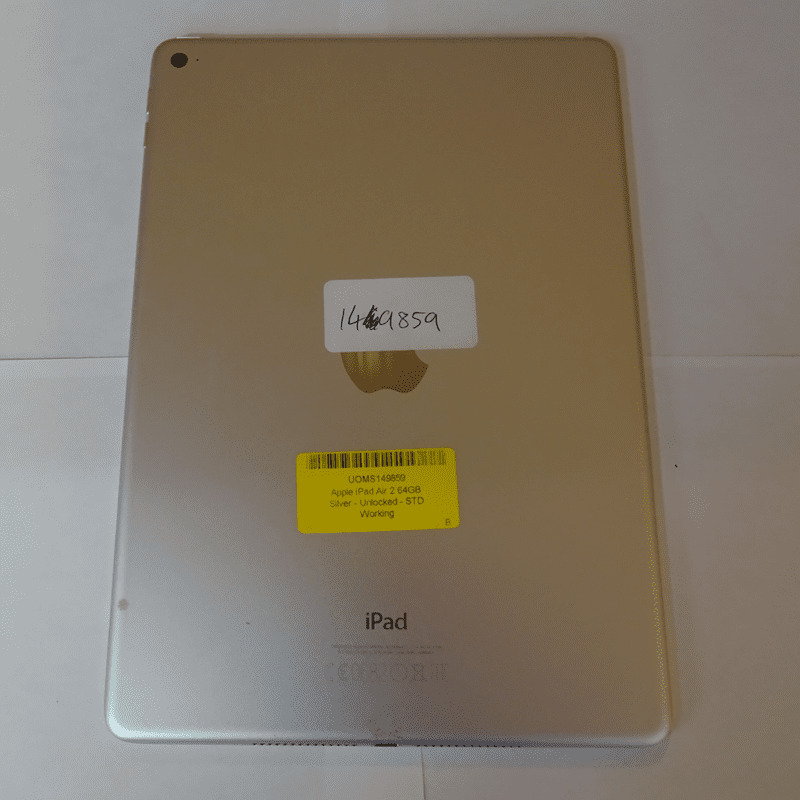 Buy Refurbished Grade A Apple iPad Air 2 64GB Silver at Tills Direct